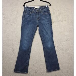 Levis 515 Jeans Womens 4 Blue Bootcut Mid Rise Dark Wash Stretch Cowgirl Western